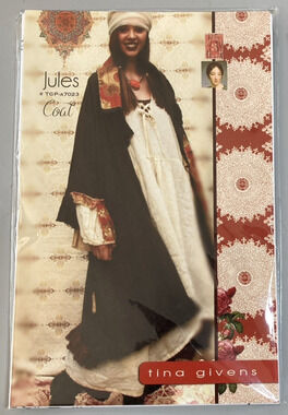 Tina Givens TG-A7023 JULES Coat Seriously Fun Light Weight Misses XS-2X UNCUT